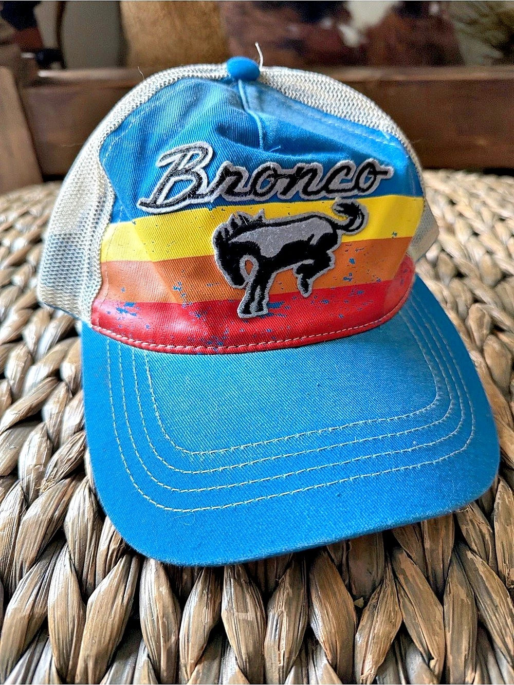Ford Ford Bronco Official Licensed Retro Trucker Snapback Cap